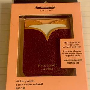 Kate Spade Sticker Pocket an instant cardholder for your device